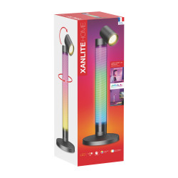 Lampe de table LED RGB avec synchronisation musicale 40 cm 5 V XANLITE