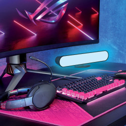 Lampe de table LED RGB avec synchronisation musicale 26 cm 5 V XANLITE