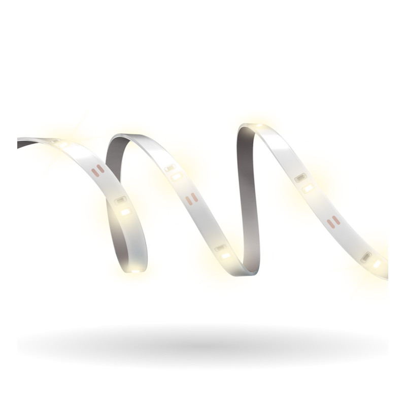 Ruban LED blanc neutre sur piles IP20 1 m XANLITE