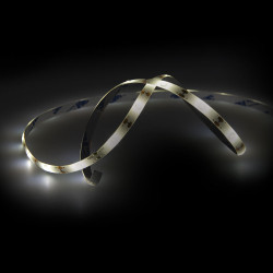 Ruban LED blanc neutre sur piles IP20 1 m XANLITE