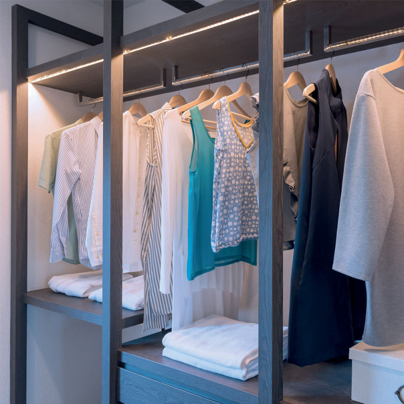 Ruban LED blanc neutre sur piles IP20 1 m XANLITE