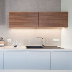 Ruban LED sur batterie avec détecteur d'ouverture de porte blanc neutre IP20 1 m XANLITE