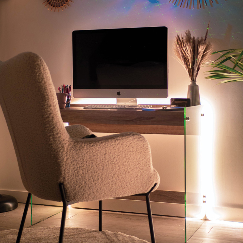 Ruban LED blanc chaud IP20 1000 lm 10 m 18 W XANLITE