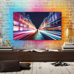 Ruban LED RGB USB avec synchronisation musicale IP20 2 m 4 W XANLITE