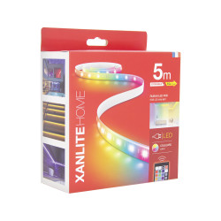 Ruban LED RGB extensible IP20 5 m 10 W XANLITE