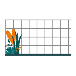 Treillis soudé gris Ø 25