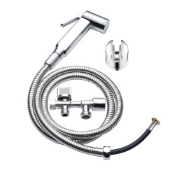 Kit hygiène WC chrome ROUSSEAU – Tête de douche | ROUSSEAU