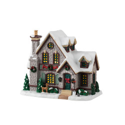 Maison Noël blanc LEMAX