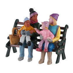 Figurine une journée au parc LEMAX
