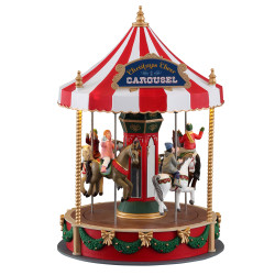 Figurine carrousel de Noël LEMAX
