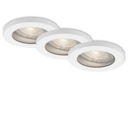 Spot encastrable LED blanc GU10 blanc chaud IP65 400 lm 4