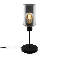 Lampe de table en verre fumé 39