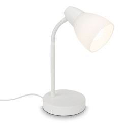 Lampe de bureau blanche E14 25 W BRILONER