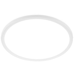 Plafonnier LED Slim blanc Ø 42 cm blanc neutre 3000 lm 22 W BRILONER