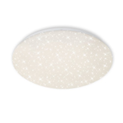 Plafonnier LED blanc ciel étoilé Ø 38 cm blanc dimmable 2200 lm 18 W BRILONER