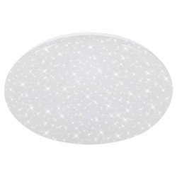 Plafonnier LED blanc ciel étoilé Ø 38 cm blanc neutre 2200 lm 18 W BRILONER