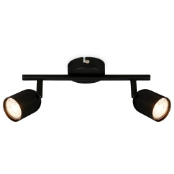 Spot Tabo noir GU10 2 x 9 W BRILONER