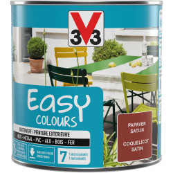 Laque Easy Colours coquelicot satiné 0