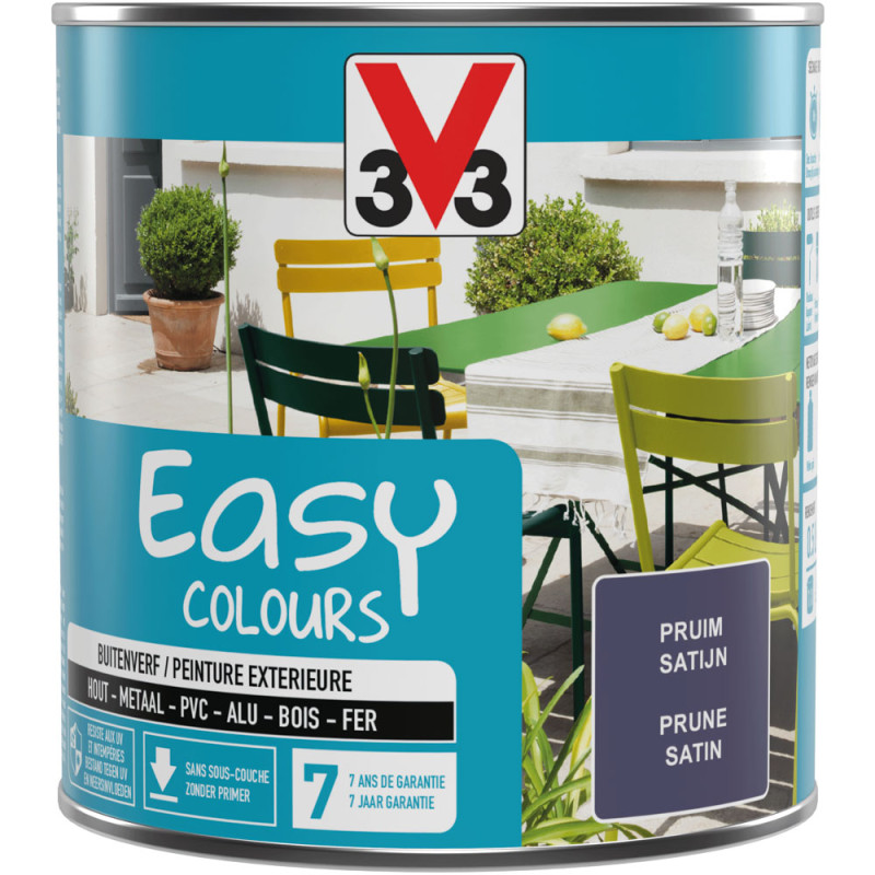 Laque Easy Colours prune satiné 0