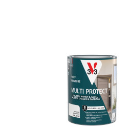 Laque Multi Protect blanc satiné 0