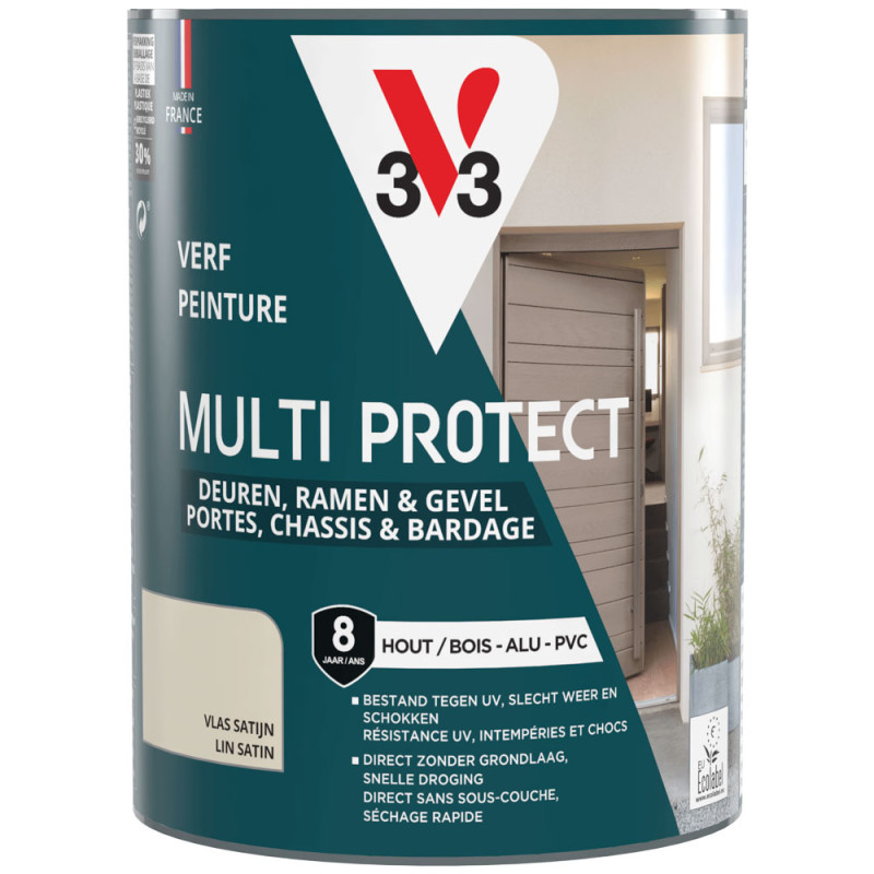 Laque Multi Protect lin satiné 0