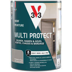 Laque Multi Protect gris galet satiné 0