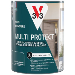 Laque Multi Protect bleu pétrole satiné 0