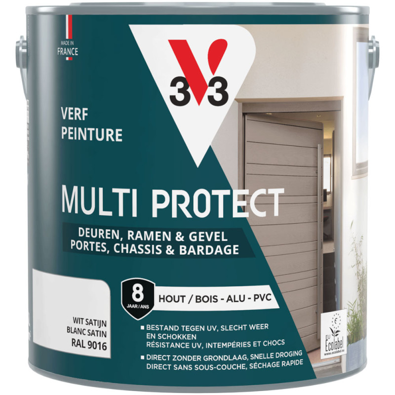 Laque Multi Protect blanc satiné 2