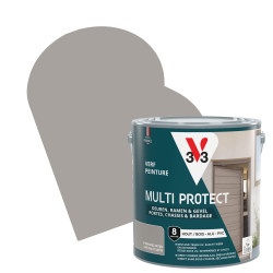 Laque Multi Protect gris galet satiné 2