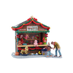 Figurine Les jouets de l'atelier du Père Noël LEMAX