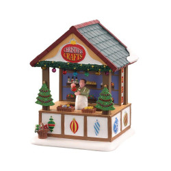 Figurine vendeur de décorations artisanales LEMAX