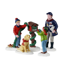 Figurine décoration de boîte aux lettres LEMAX