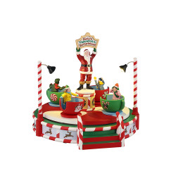 Manège de foire Santa's Peppermint Teacup Spinner LEMAX