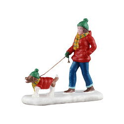 Figurine promenade enneigée LEMAX
