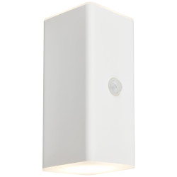 Applique éxtérieure LED Kuni blanche sur batterie avec détecteur de mouvement 2 x 6 W BRILONER