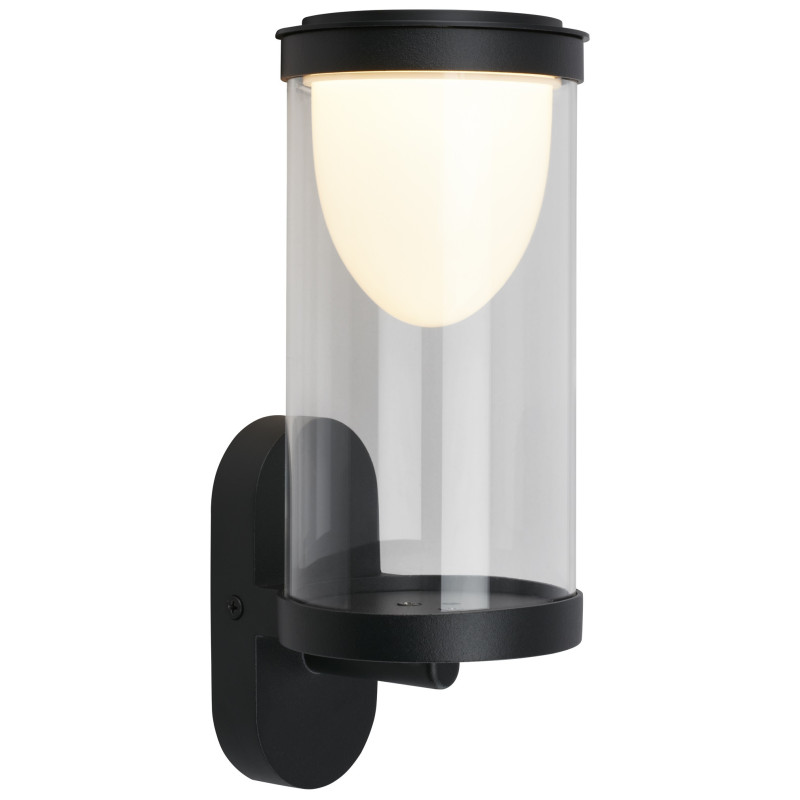 Applique extérieure LED noire sur batterie 4 W BRILONER