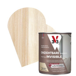 Vernis pour meubles Finition Invisible incolore mat 1 L V33