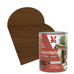 Lasure pour chalet High Protect chêne foncé 0