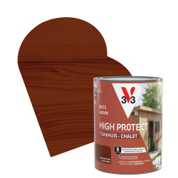 Lasure pour chalet High Protect acajou 0