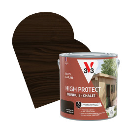 Lasure pour chalet High Protect wengé 2