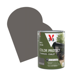 Lasure pour chalet Color Protect gris taupé 0