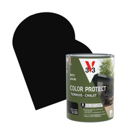 Lasure pour chalet Color Protect noir 0