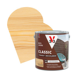 Lasure pour bois de jardin Classic incolore 2