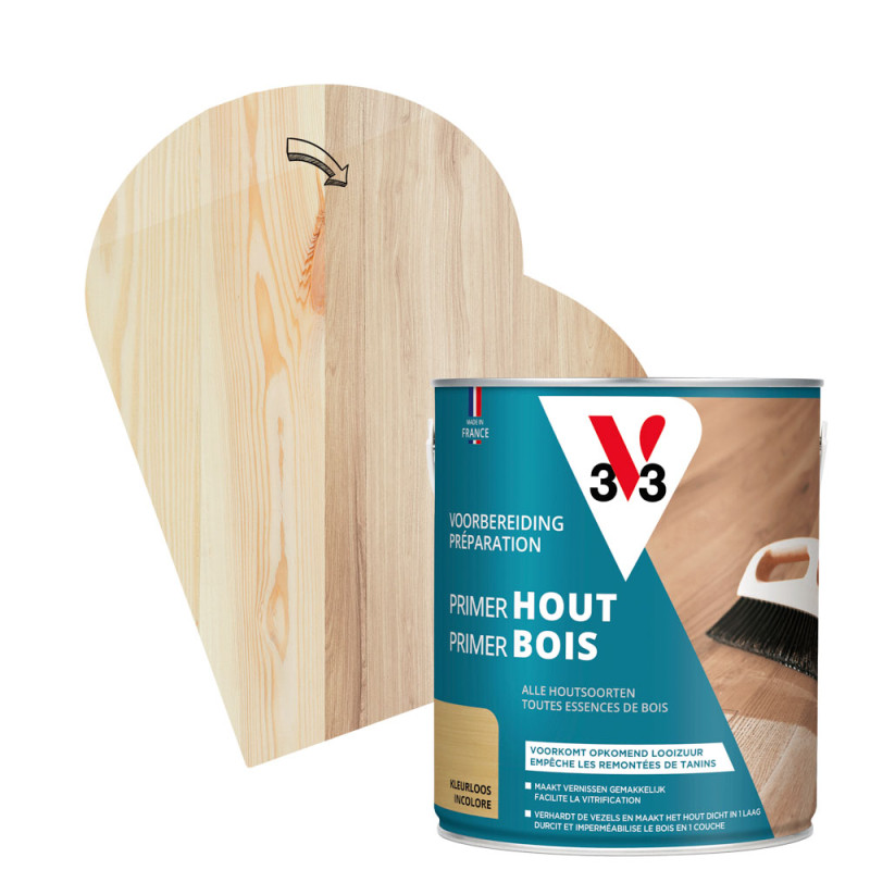 Primer pour bois incolore 2