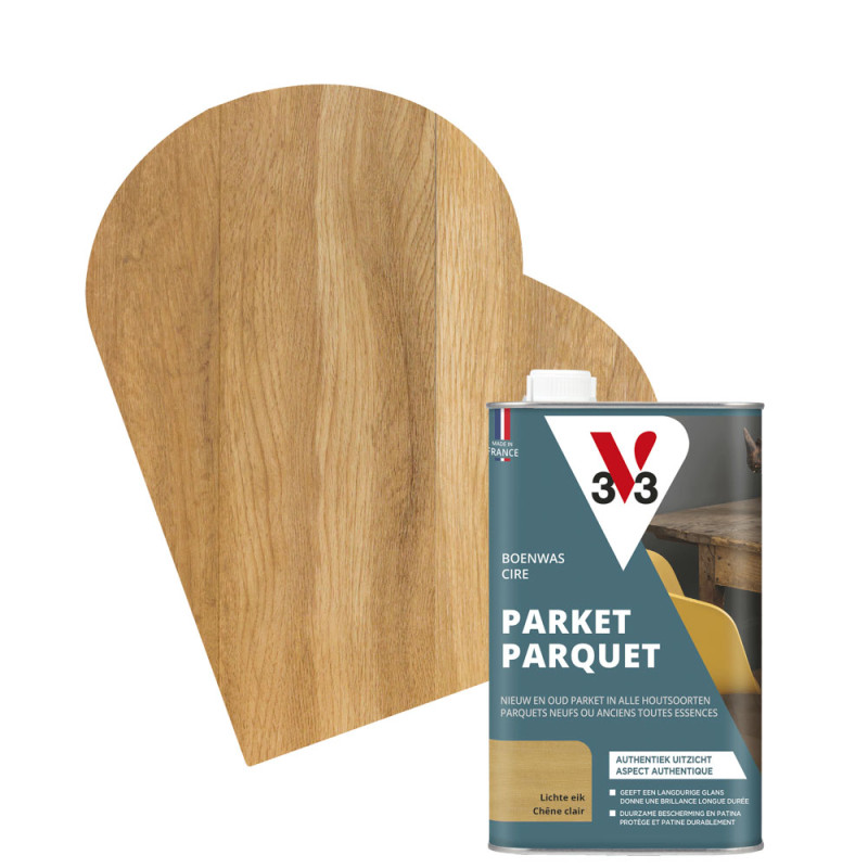 Cire pour parquet chêne clair 1 L V33