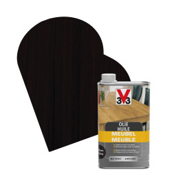 Huile pour meuble ébène mat 0