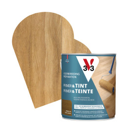 Primer & Teinte pour parquet chêne moyen 2