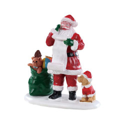 Figurine liste du Père Noël LEMAX