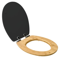 Abattant WC Diplomat Bambou Noir | WIRQUIN