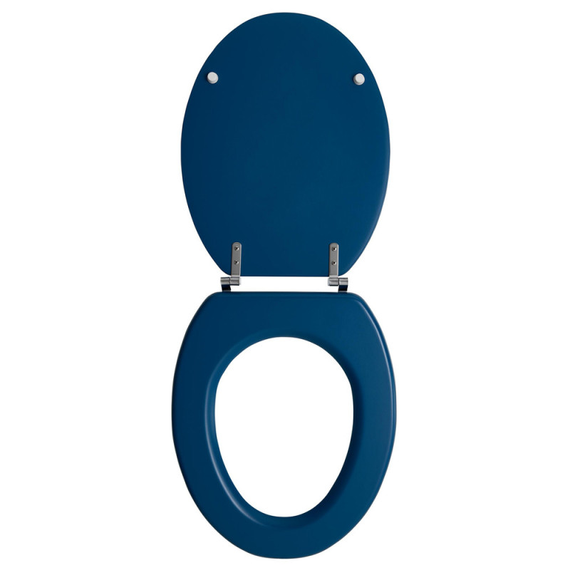 Abattant de toilette Woody bleu WIRQUIN